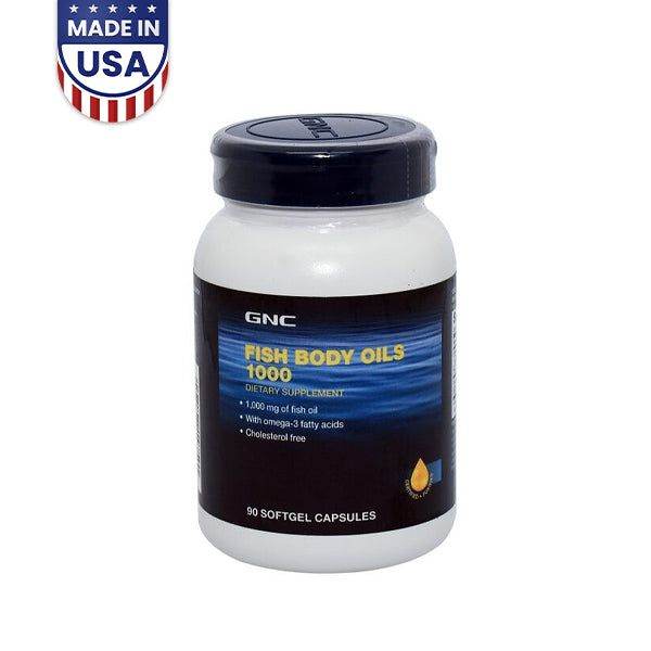 GNC Fish Body Oil 1000 with omega3 90SG - Vitamins House GNC Fish Body Oil 1000 with omega3 90SG - Vitamins House