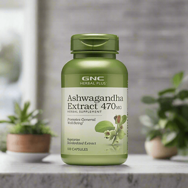 GNC Herbal Plus Ashwagandha Extract 470 MG - Vitamins House GNC Herbal Plus Ashwagandha Extract 470 MG - Vitamins House