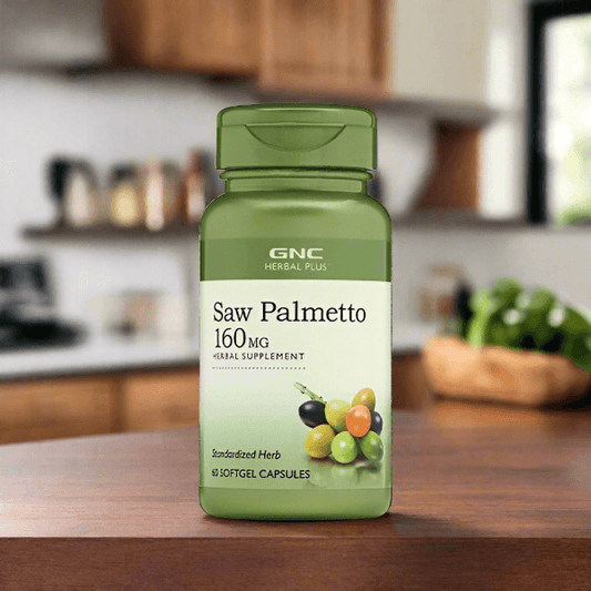 GNC Herbal Plus Saw Palmetto 160mg 60 Softgels - Vitamins House