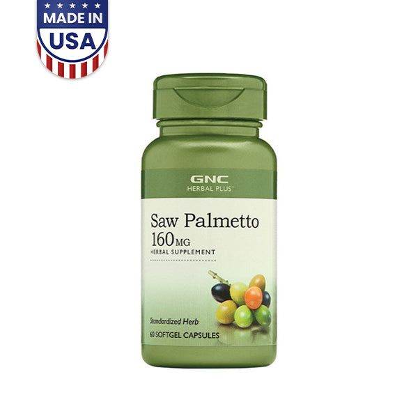 GNC Herbal Plus Saw Palmetto 160mg 60 Softgels - Vitamins House GNC Herbal Plus Saw Palmetto 160mg 60 Softgels - Vitamins House
