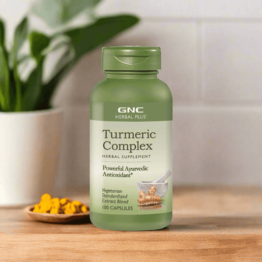 GNC Herbal Plus Turmeric Complex 100 Capsules - Vitamins House
