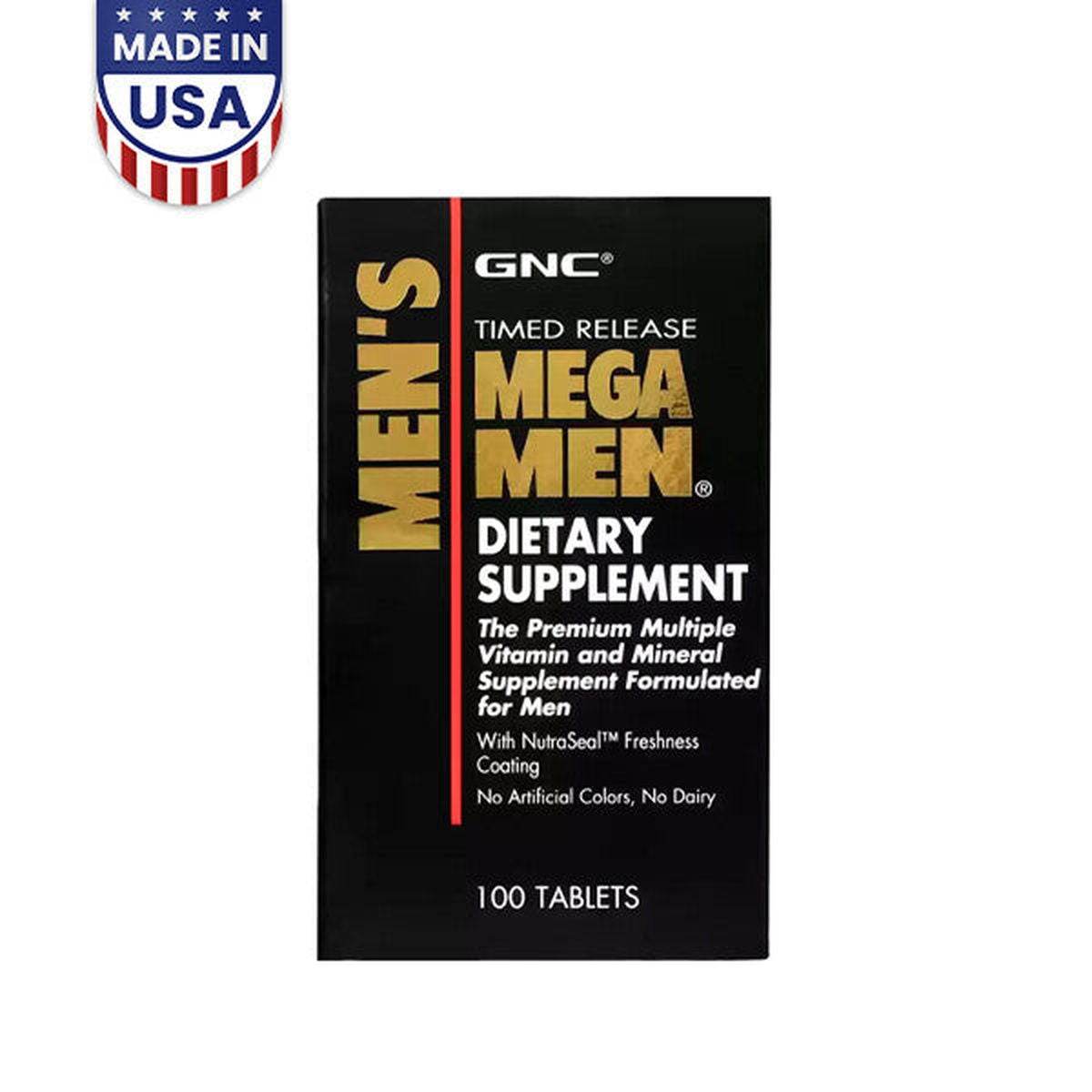 GNC Mega Men Time Release 100CT - Vitamins House GNC Mega Men Time Release 100CT - Vitamins House