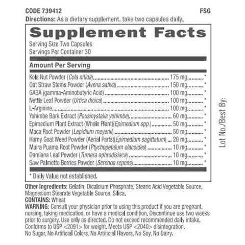 GNC Men’s Sexual Health 60 Caplets - Vitamins House