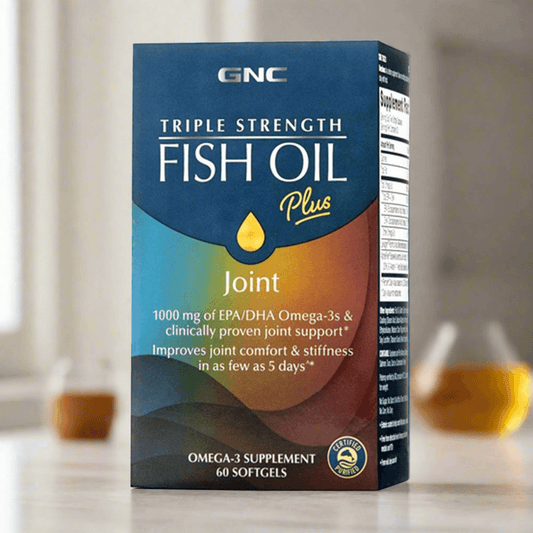 GNC Triple Strength Fish Oil Plus Joint 60C - Vitamins House