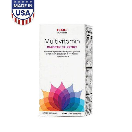 GNC WOMEN’S Multivitamin Diabetic Support 90 Capletes - Vitamins House