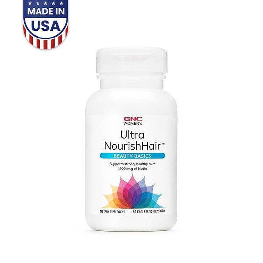 GNC WOMEN’S Ultra Nourish hair 60 Caplets - Vitamins House