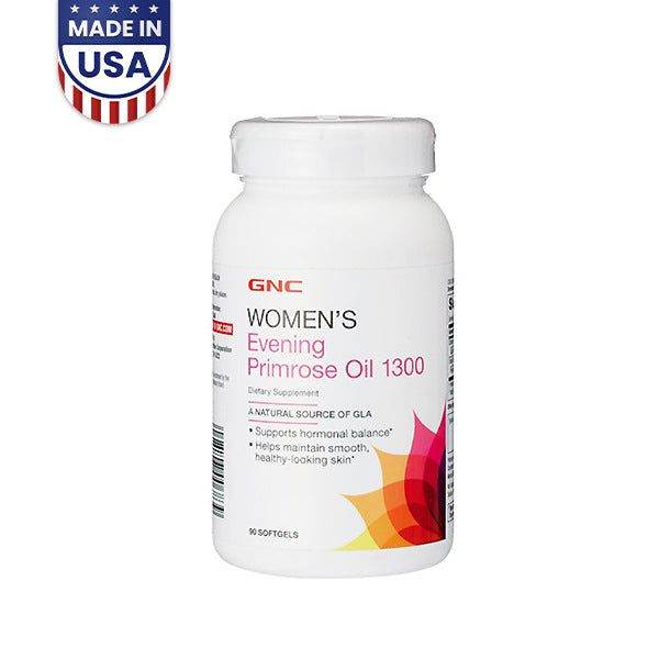 GNC Women’s Evening Primrose Oil 1300mg 90CT - Vitamins House GNC Women’s Evening Primrose Oil 1300mg 90CT - Vitamins House