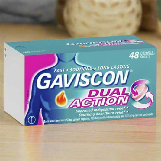 Gaviscon Extra Chewable 48 Tablets UK Imported in Pakistan
