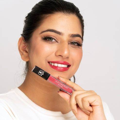 Glow & Glee Lip & Cheek Blush Soft Matte 316 Full Kiss 8Ml - Vitamins House