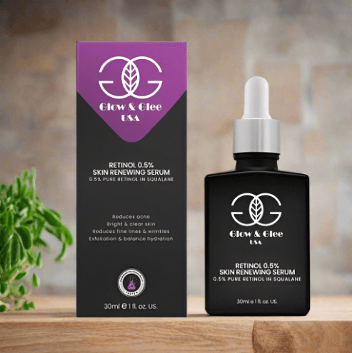 Glow & Glee Retinol 0.5% Skin Restoring Serum 30Ml - Vitamins House