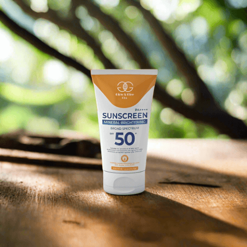Glow & Glee Sunscreen Mineral Brightening Broad Spectrum SPF 50+ 100Ml - Vitamins House