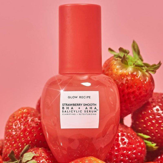 Glow Recipe Strawberry Smooth BHA + AHA Salicylic Serum 30Ml - Vitamins House
