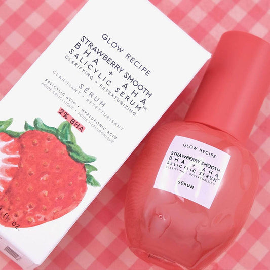 Glow Recipe Strawberry Smooth BHA + AHA Salicylic Serum 30Ml - Vitamins House