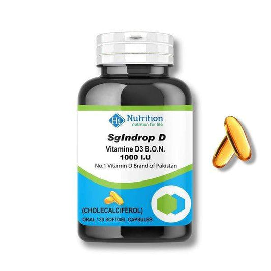 Hi-Nutrition SG Indrop D Softgels - 1000iu - Vitamins House