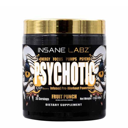 Insane Labz Psychotic Gold Pre-Workout, 35 Servings - Vitamins House