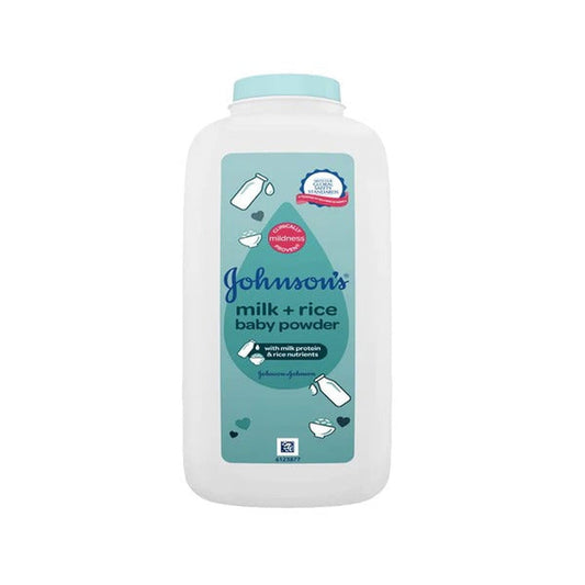 Johnson's Baby Milk + Rice Powder, 100g - Vitamins House