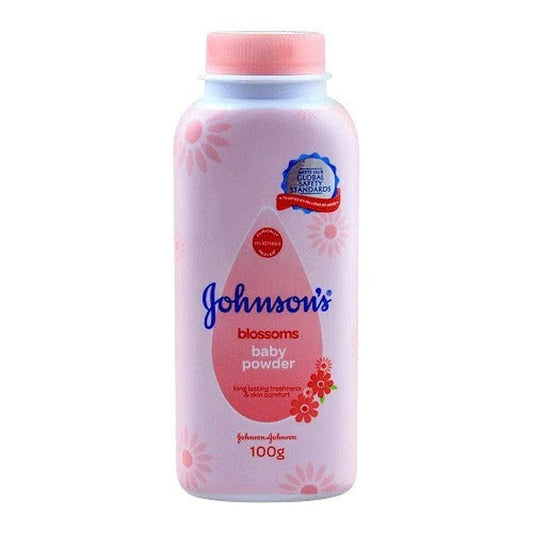 Johnson's Baby Powder Pink Blossoms, 100g - Vitamins House