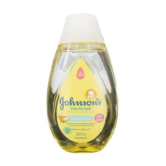 Johnson's Baby Top to Toe Hair & Body Bath, 200ml - Vitamins House