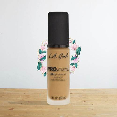 L.A Girl Pro Matte Hd Long Wear Matte Foundation 30Ml Light Tan - Vitamins House