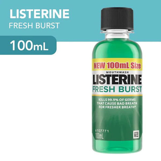 Listerine Fresh Burst Mouthwash 100ml - Vitamins House