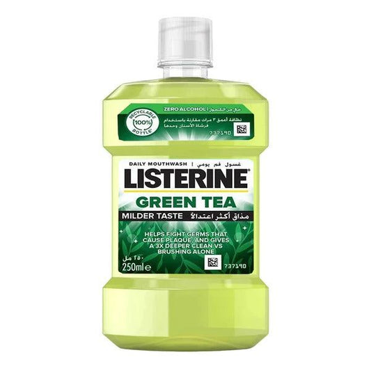 Listerine Green Tea Milder Taste Mouthwash, 250ml - Vitamins House