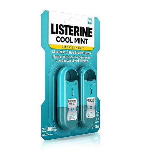 Listerine Pocketmist® Cool Mint Breath Spray Twin Pack - Vitamins House
