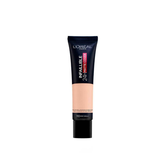 Loreal Infaillible 24H Matte Cover Foundation 110 Vanille Rose 30Ml - Vitamins House