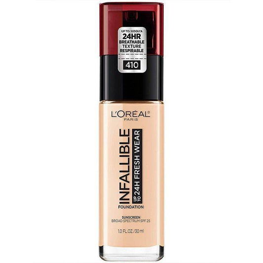 Loreal Infallible Up To 24H Fresh Wear Foundation 410 Ivory 30Ml - Vitamins House