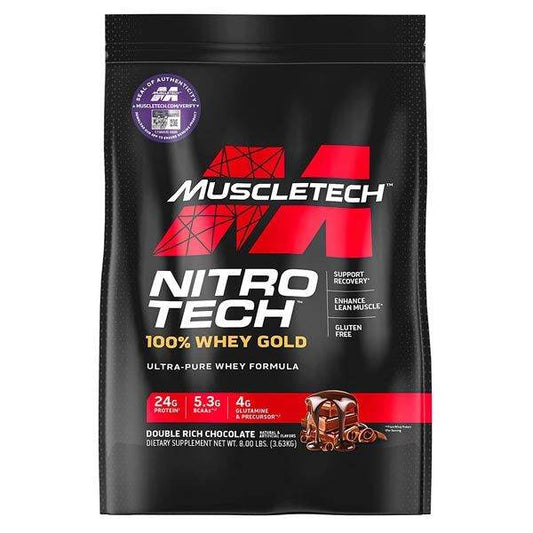 MUSCLE TECH NITRO TECH WHEY GOLD - 8LB - Vitamins House