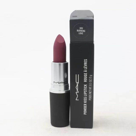 Mac Powder Kiss Lipstick Burning Love 3G - Vitamins House