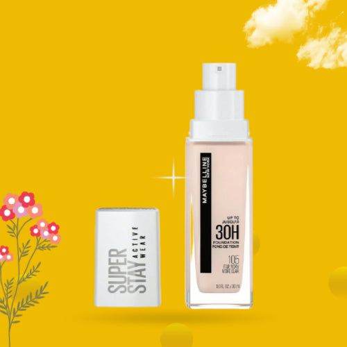 Maybelline Super Stay Active Wear 30H Foundation 102 Fair Porcelain 30Ml - Vitamins House