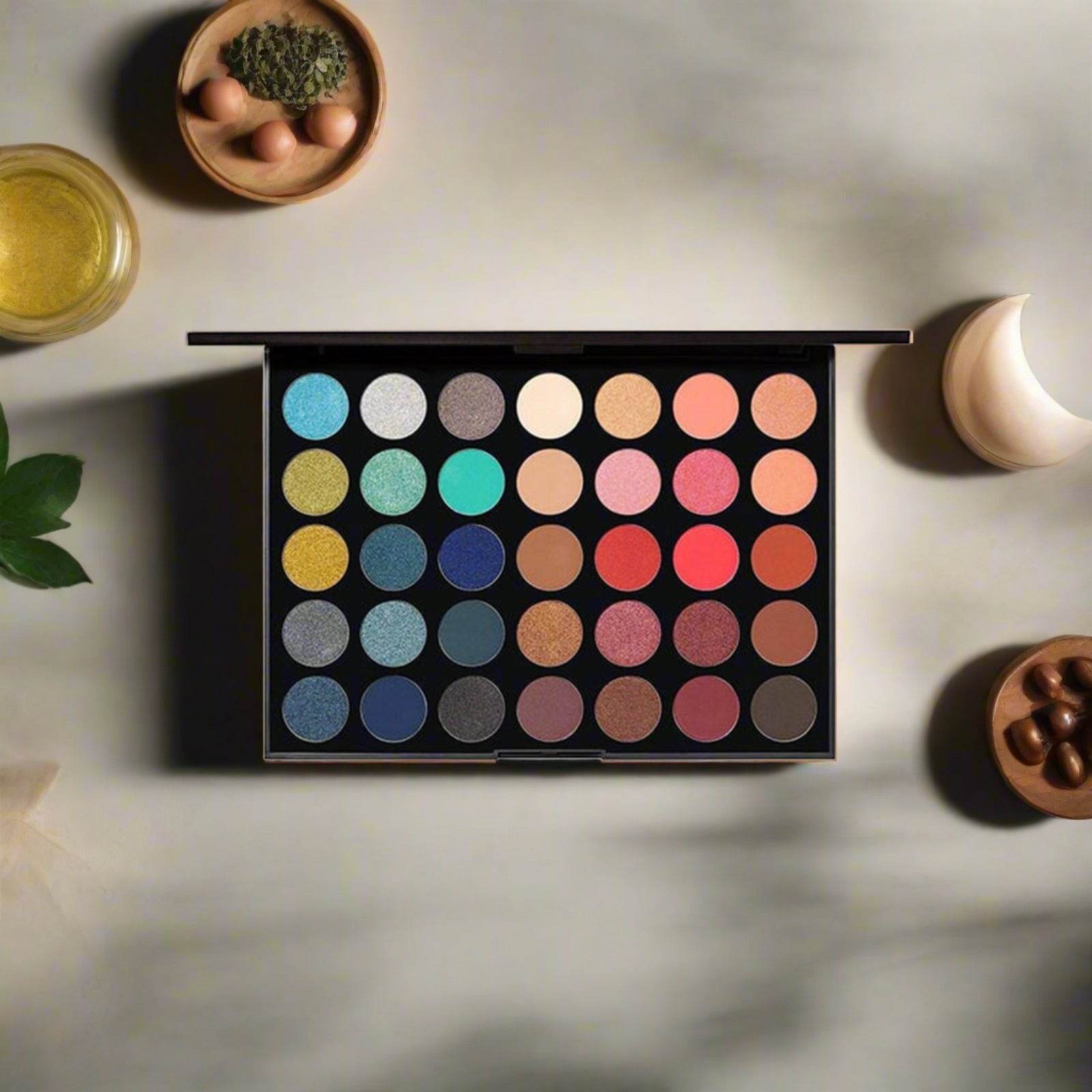 Morphe 35H Hot Spot Artistry Eyeshadow Palette - Vitamins House Morphe 35H Hot Spot Artistry Eyeshadow Palette - Vitamins House
