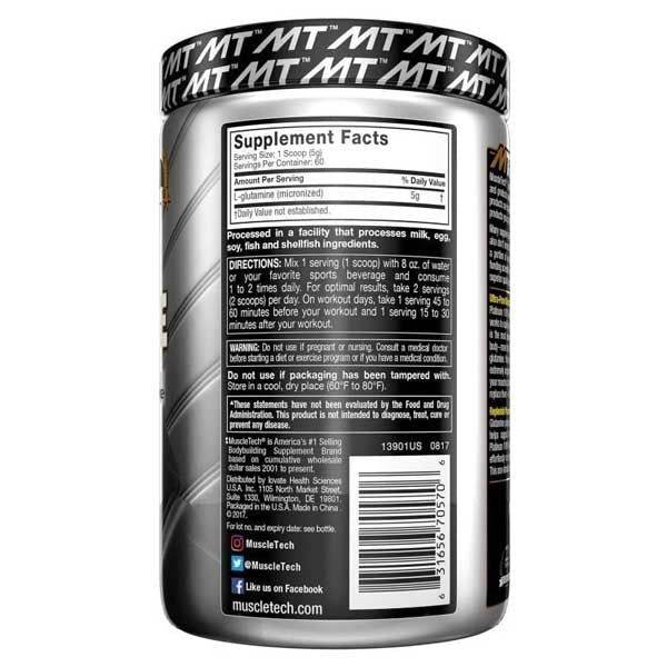 Muscle Tech, Platinum Glutamine 60Servings - Vitamins House Muscle Tech, Platinum Glutamine 60Servings - Vitamins House