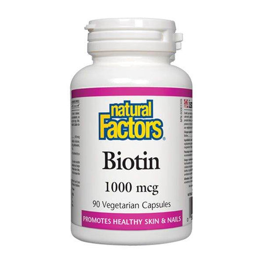 Natural Factors Biotin 1000 mcg, 90 Ct - Vitamins House