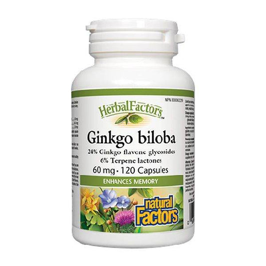 Natural Factors Ginkgo Biloba - Vitamins House