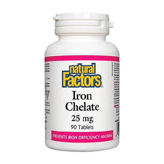 Natural Factors Iron Chelate 25mg - Vitamins House