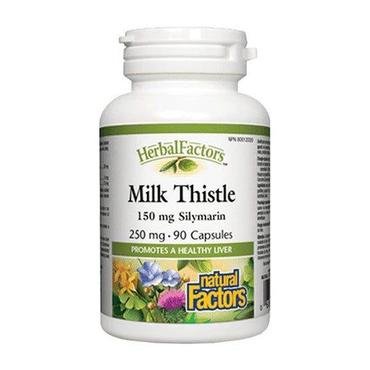 Natural Factors Milk Thistle 250mg, 90 Ct - Vitamins House