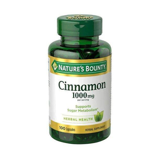 Nature's Bounty Cinnamon 1000mg, 100 Ct - Vitamins House