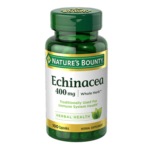 Nature's Bounty Echinacea 400 mg, 100 Ct - Vitamins House