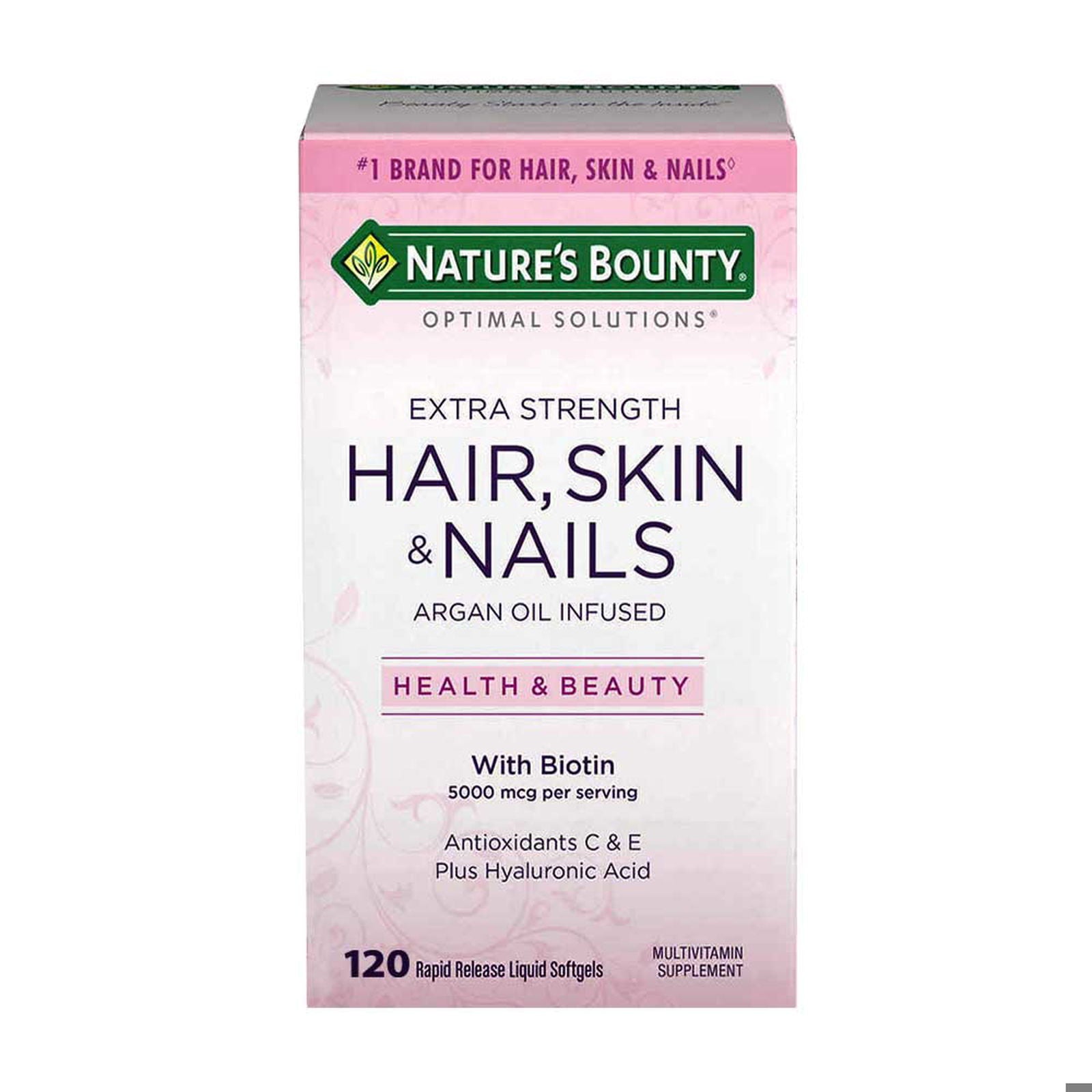 Nature's Bounty Extra Strength Hair, Skin, Nails 120 Softgels - Vitamins House Nature's Bounty Extra Strength Hair, Skin, Nails 120 Softgels - Vitamins House