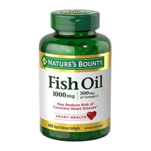 Nature's Bounty Fish Oil 1000 mg, 145 Ct - Vitamins House