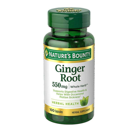 Nature's Bounty Ginger root 550 mg - Vitamins House
