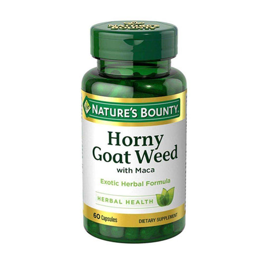 Nature's Bounty Horny Goat Weed with Maca 60 Capsules - Vitamins House