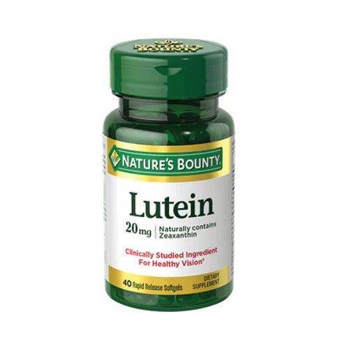 Nature's Bounty Lutein 20mg 40 Ct - Vitamins House