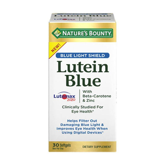 Nature's Bounty Lutein Blue 30 Softgels - Vitamins House