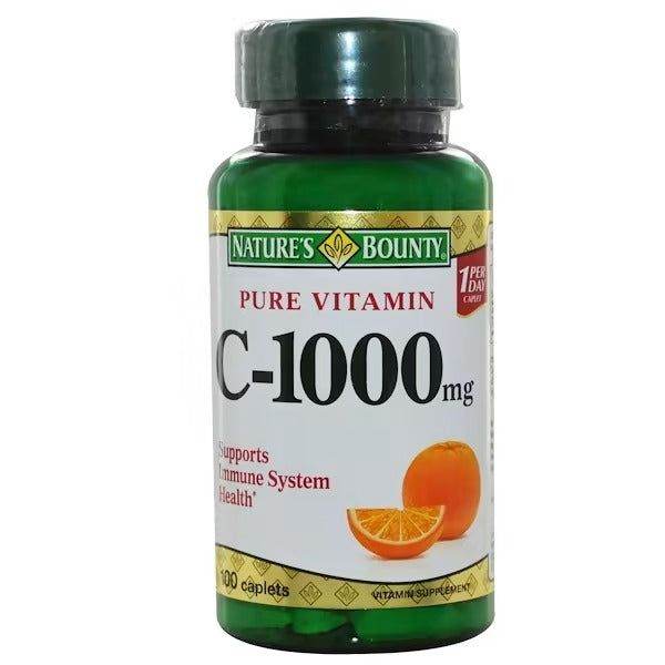 Nature's Bounty Pure Vitamin C-1000mg 100-CT - Vitamins House Nature's Bounty Pure Vitamin C-1000mg 100-CT - Vitamins House