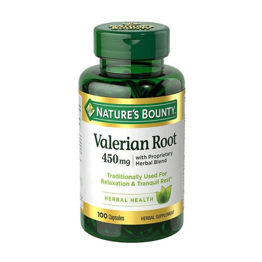 Nature's Bounty Valerian Root 450mg 100Ct - Vitamins House