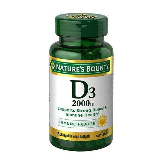 Nature's Bounty Vitamin D3 2000 IU, 150 Ct - Vitamins House