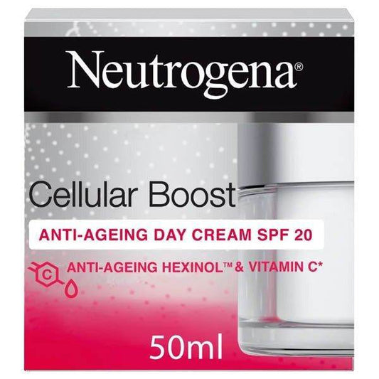 Neutrogena Cellular Boost Anti-Ageing Day Cream SPF 20 – 50ml - Vitamins House