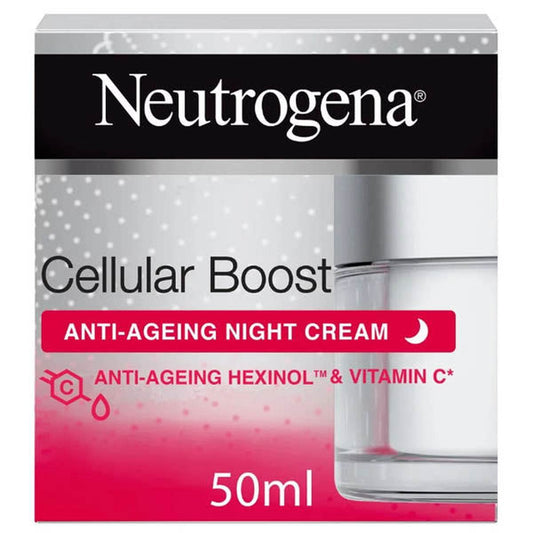 Neutrogena Cellular Boost Anti-Ageing Night Cream – 50ml - Vitamins House
